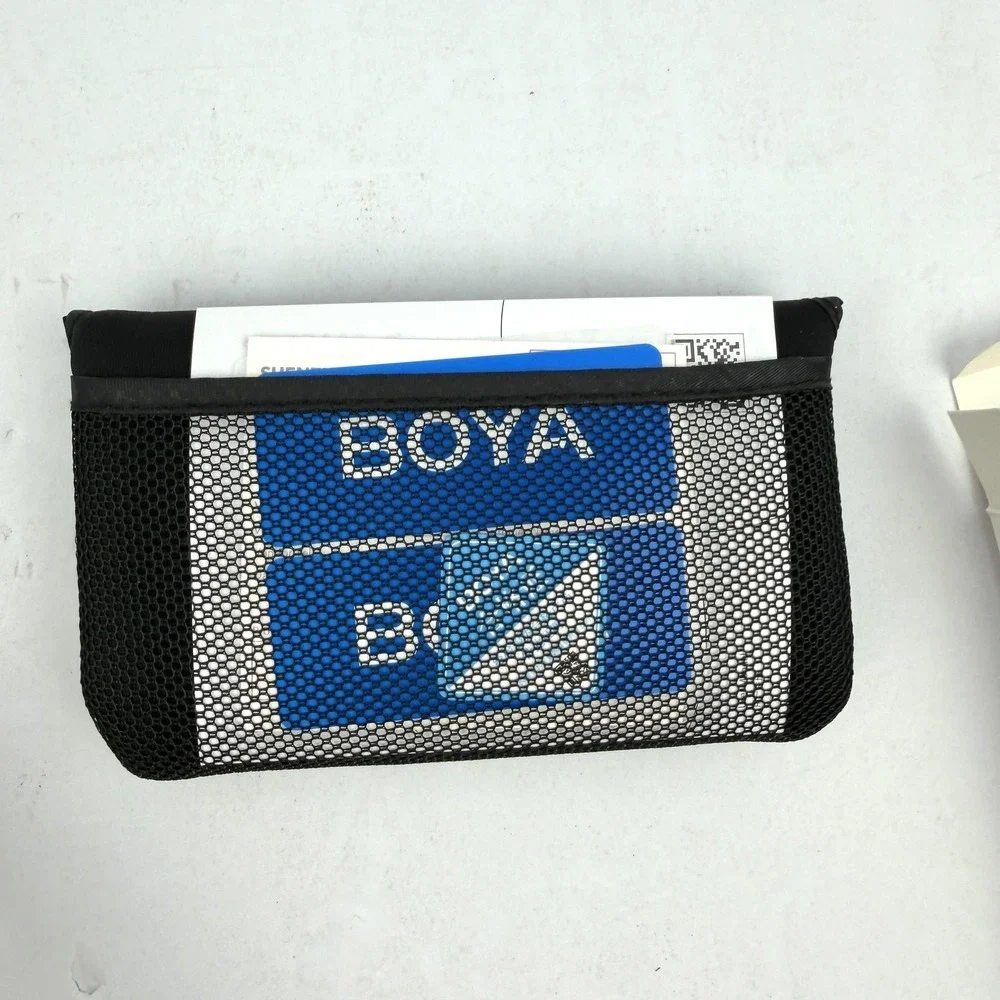 BOYA BY-M1V6 2.4GHz Dual Wireless Lavalier‎ Microphone System IPhone IPad Black